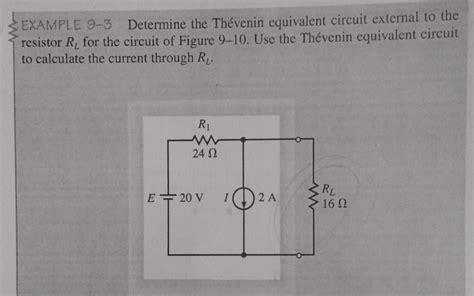 Solved EXAMPLE 9 3 Determine the Thévenin equivalent circuit Chegg