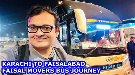 Faisal Movers Executive Class Karachi To Faisalabad 6th March 2023