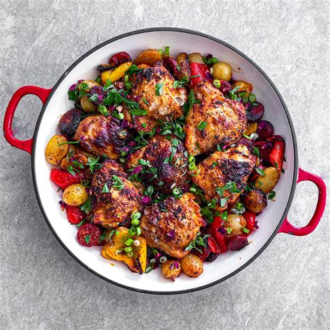 Smoky Chicken And Chorizo Tray Bake Zenas Kitchen