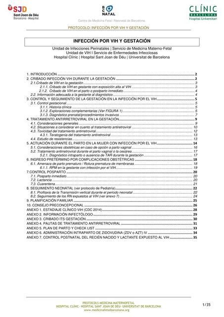 Infección Por Vih Y Gestación Enfermería Udocz