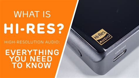 What Is Hi Res Audio YouTube