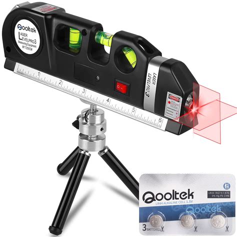 Buy Laser Level Qooltek Multipurpose Cross Line Laser Feet Measure