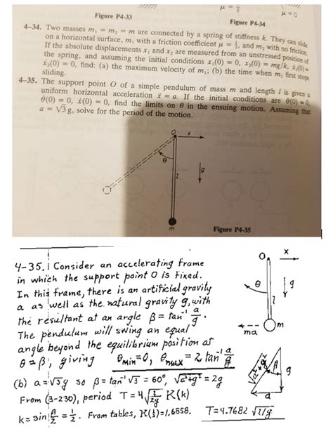 Figure P4 34 4 34 Two Masses M1 M2 M Are Connected