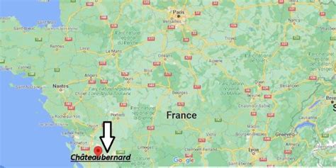 Où se trouve Châteaubernard Carte Châteaubernard Où se trouve