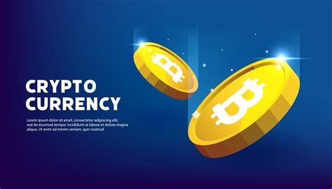 Bitcoin BTC Banner Bitcoin Cryptocurrency Concept Banner Background