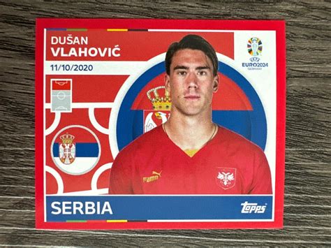 Topps Euro Du An Vlahovic Srb Sticker Kaufen Auf Ricardo