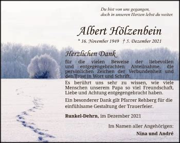 Traueranzeigen Von Albert H Lzenbein Trauer Rheinmain De