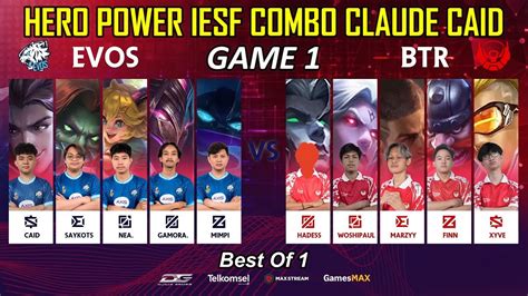 Roster Inti Evos Dikasih Hero Power Semua Evos Icon Vs Bigetron Beta