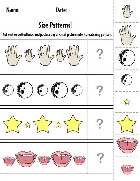 Free Printable Pattern Worksheets For Preschool ⋆ The Hollydog Blog