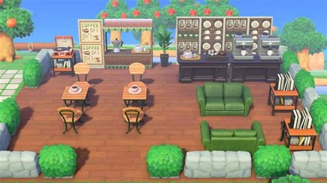 Cafe Design Animal Crossing New Horizons