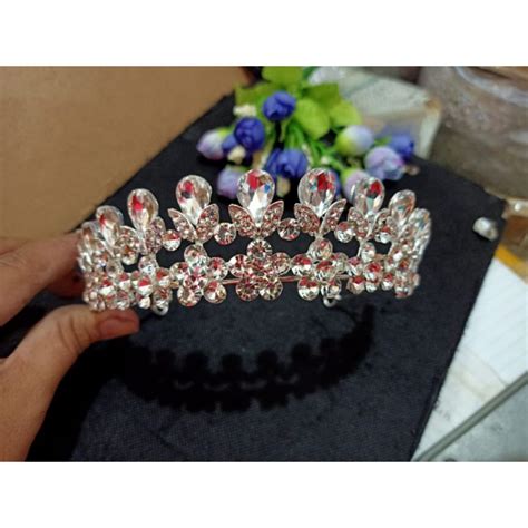 Jual Mahkota Pengantin Murah Crown Tiara Wedding Aksesoris Pengntin