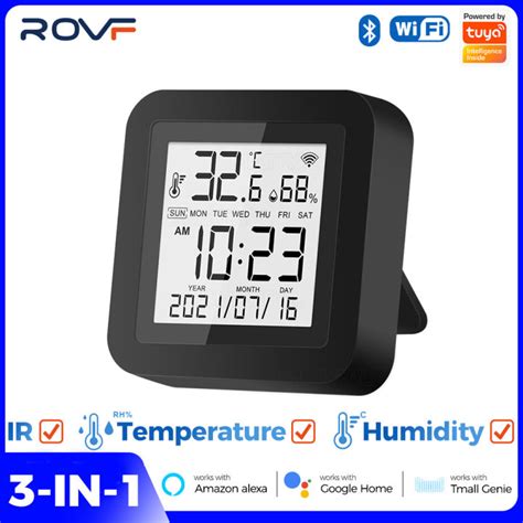 ROVF Tuya Smart Wifi IR Remote Control Universal Temperature Humidity