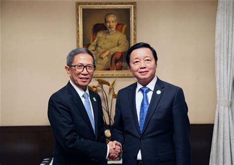 Deputy PM Tran Hong Ha Meets Philippine Secretary Of Energy In Tokyo