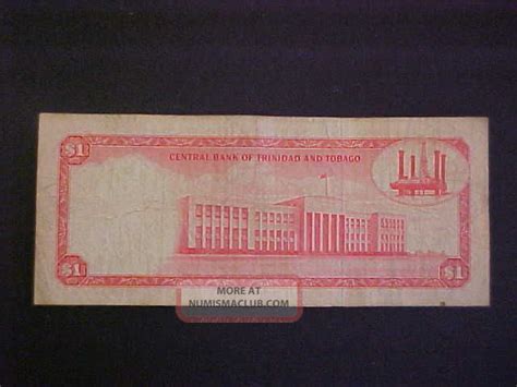 Trinidad And Tobago Paper Money One Dollar Banknote