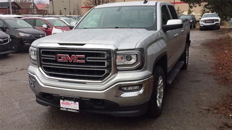 2018 GMC Sierra 1500 4WD Crew Cab SLE Silver Z71 Kodiak Edition Silver