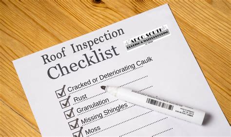 Professional Roof Inspection Checklist