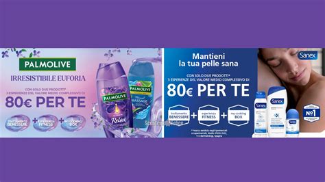 Premio Sicuro Palmolive E Sanex Vinci 3 Esperienze Scontrino Felice