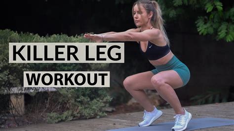 10 Min Killer Leg Workout Buttthighs And Calves No Equipment Youtube