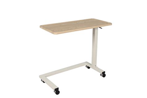 Costcare Bedside Table Hospital Bed Table With Wheels Adjustable