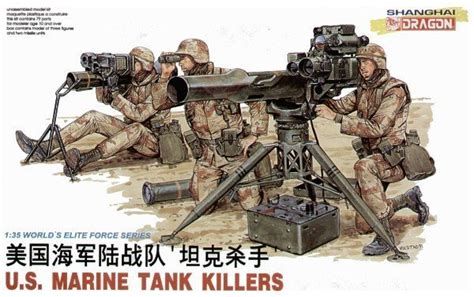 Dragon 3012 U S Marine Tank Killers 1 35 Scale 1 35 Figures