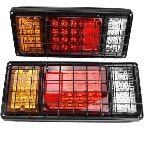 Feux De Remorque Led Pcs V Feux Arri Re Led Frein Invers