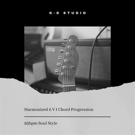 Harmonized Ii V I Chord Progression Backing Tracks 95bpm Soul Style