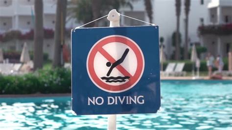 "No Diving Sign" Images – Browse 68 Stock Photos, Vectors, and Video ...