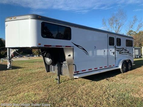 6x29 Horse Trailer For Sale New Hawk Trailers Elite 21 Gn Wdress 7