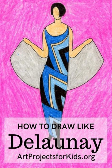 Sonia Delaunay Art Project Fashion Design Tutorial And Coloring Page