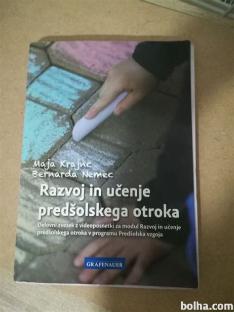 Delovni zvezek Razvoj in učenje predšolskega otroka