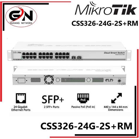 Jual Mikrotik Css G S Rm Port Gigabit Ethernet Sfp