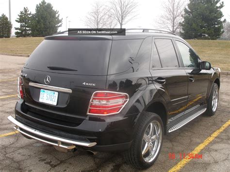 2007 Mercedes Benz Ml350 Black Suv 4 Door 3 5l 20 Chrome