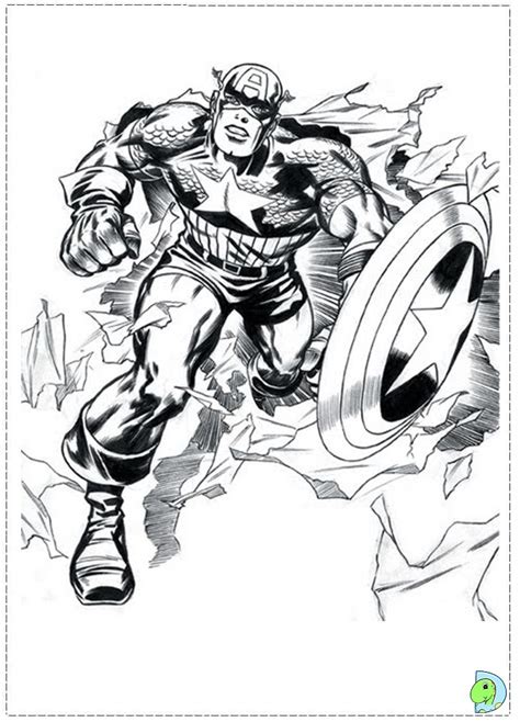 Dessins De Coloriage Captain America Imprimer Sur Laguerche