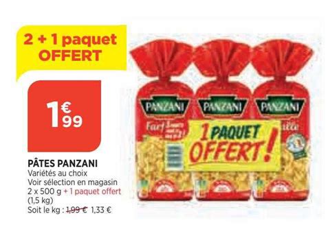 Promo Pâtes Panzani chez Atac iCatalogue fr