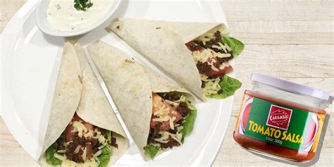 Taco Salad Salsa Wrap Caramba