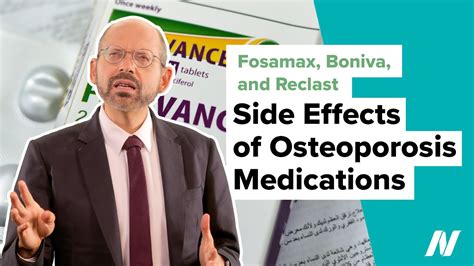 Side Effects Of Osteoporosis Medications Like Fosamax Boniva And