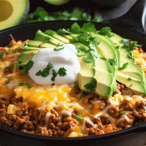 Keto Skillet Recipes Unveil The Magic Of The One Pot Cheesy Taco Skillet