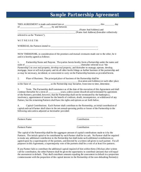 Business Agreement - 60+ Examples, Format, Pdf | Examples