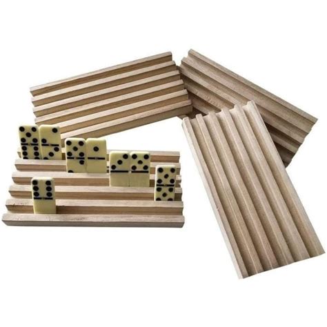 Wateralone Lot De Plateaux Domino Racks Eois Massif Domino Premium