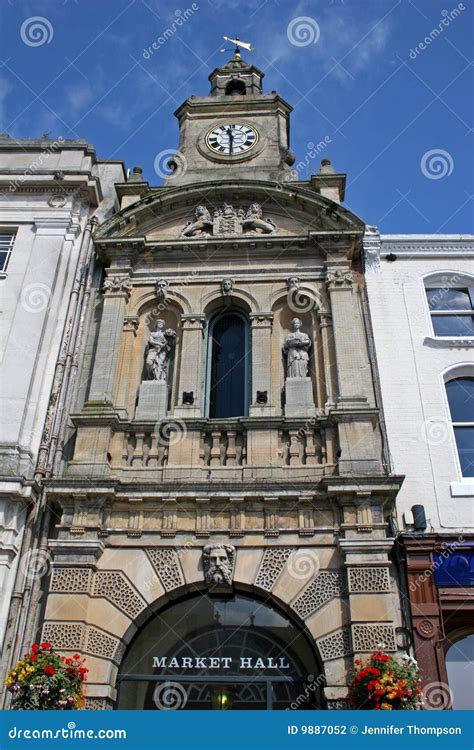 Hereford Market Hall Stock Photo Image Of Carve Stone 9887052