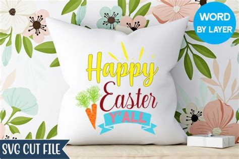 Happy Easter Y All Graphic By ShahinArT Creative Fabrica