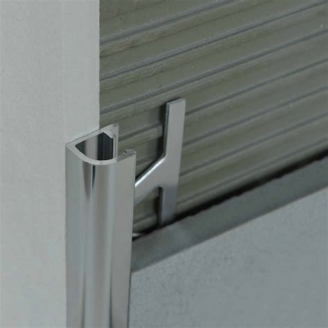 Profilitec Round Jolly Aluminium Chrome Trim 10mm Stiles