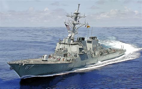 USS Higgins Vector Art DDG 76 Destroyer United States Navy US