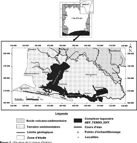 Figure 1 from Hydrochimie des eaux de surface de la région dAdiaké