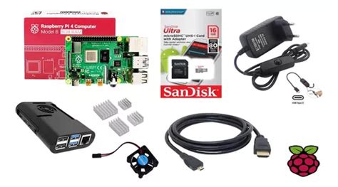 Kit Completo Raspberry Pi Pi Model B Gb Ram Sd Gb