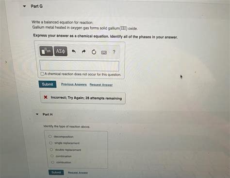 Solved Write The Correct Formulas For The Reactants And Chegg