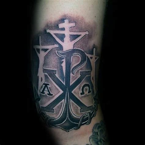 50 Chi Rho Tattoo Designs for Men [2023 Inspiration Guide]