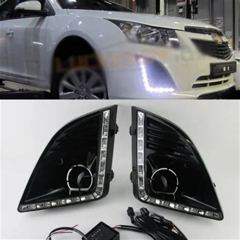 Car Led Drl Fog Lamp Cover For Chevrolet Chevy Cruze 2013 2014 2015