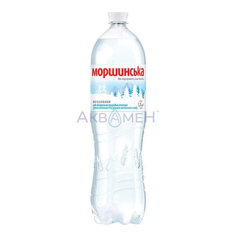 Вода "Моршинська" 1,5л негазована 6пл/уп ⋆ Аквамен доставка води