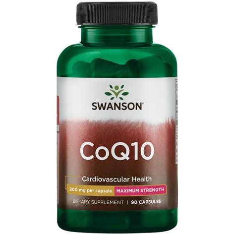 Swanson CoQ10 200 Mg 90 Kaps GymShop